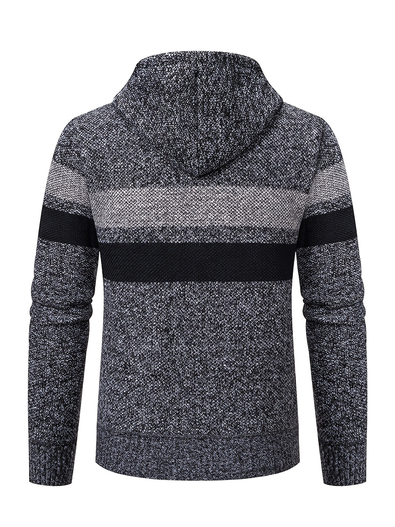THE STRIPED-HOODIE CARDIGAN JACKET