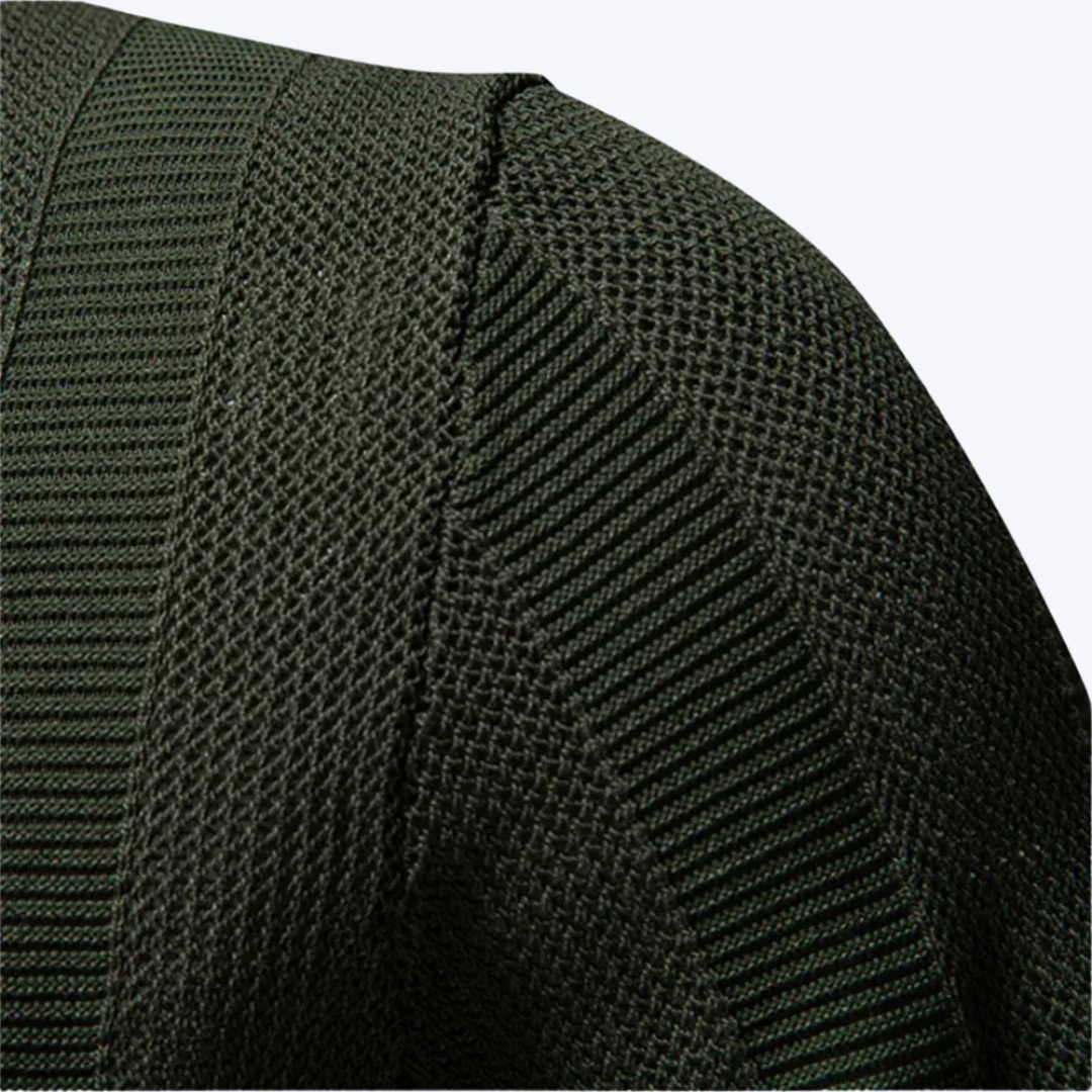 AIOPESON 2025 Men's Solid & Striped Mesh Polo Shirt - Breathable Knit Casual Top with Turn-Down Collar