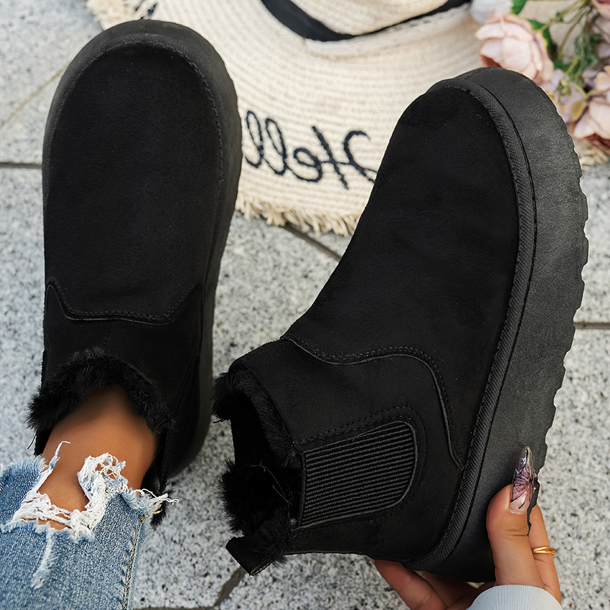 THE PLUCHE BOOTS