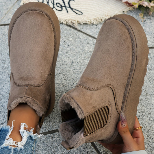 THE PLUCHE BOOTS