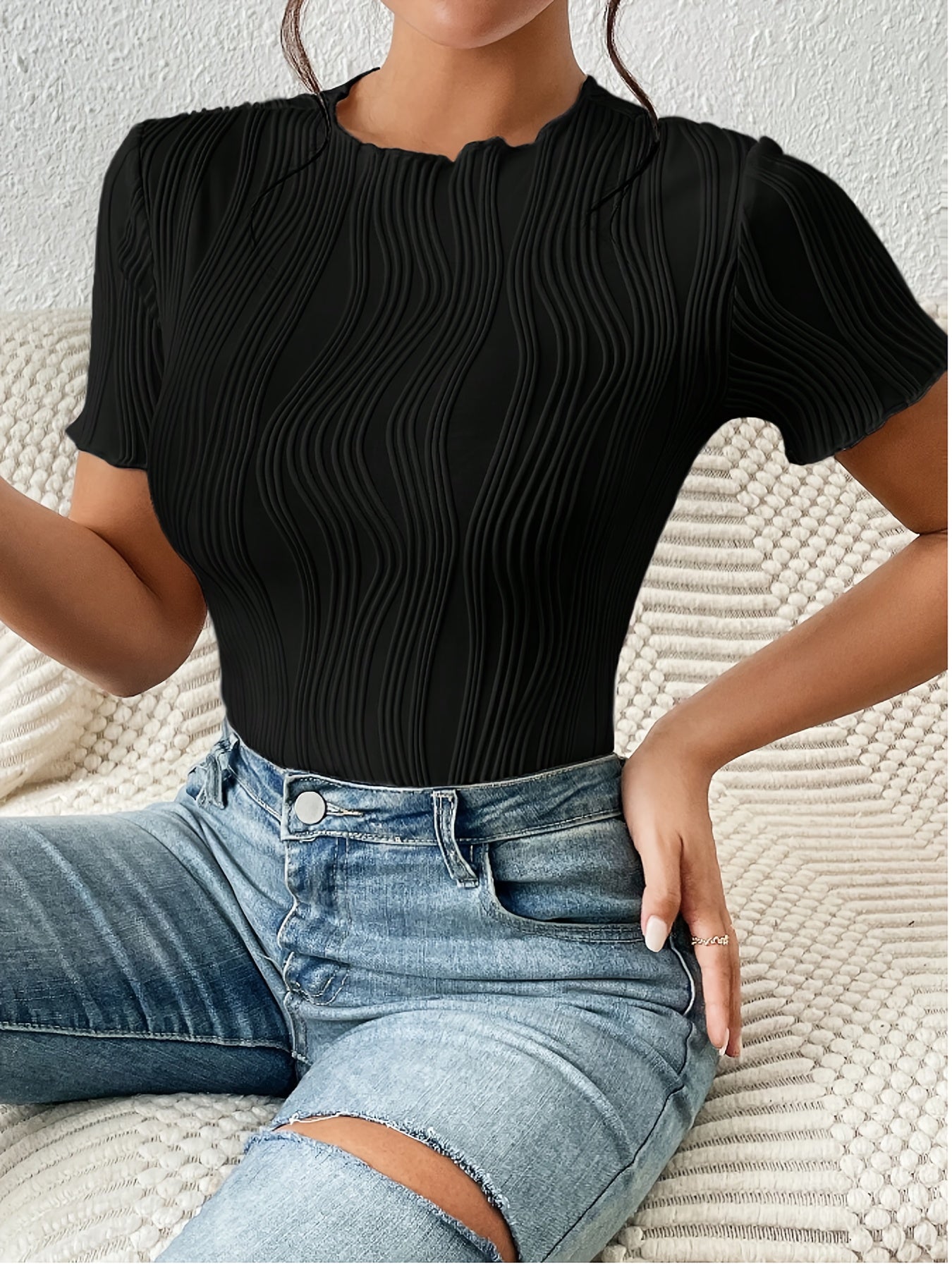 THE STRIPED BODYSUIT