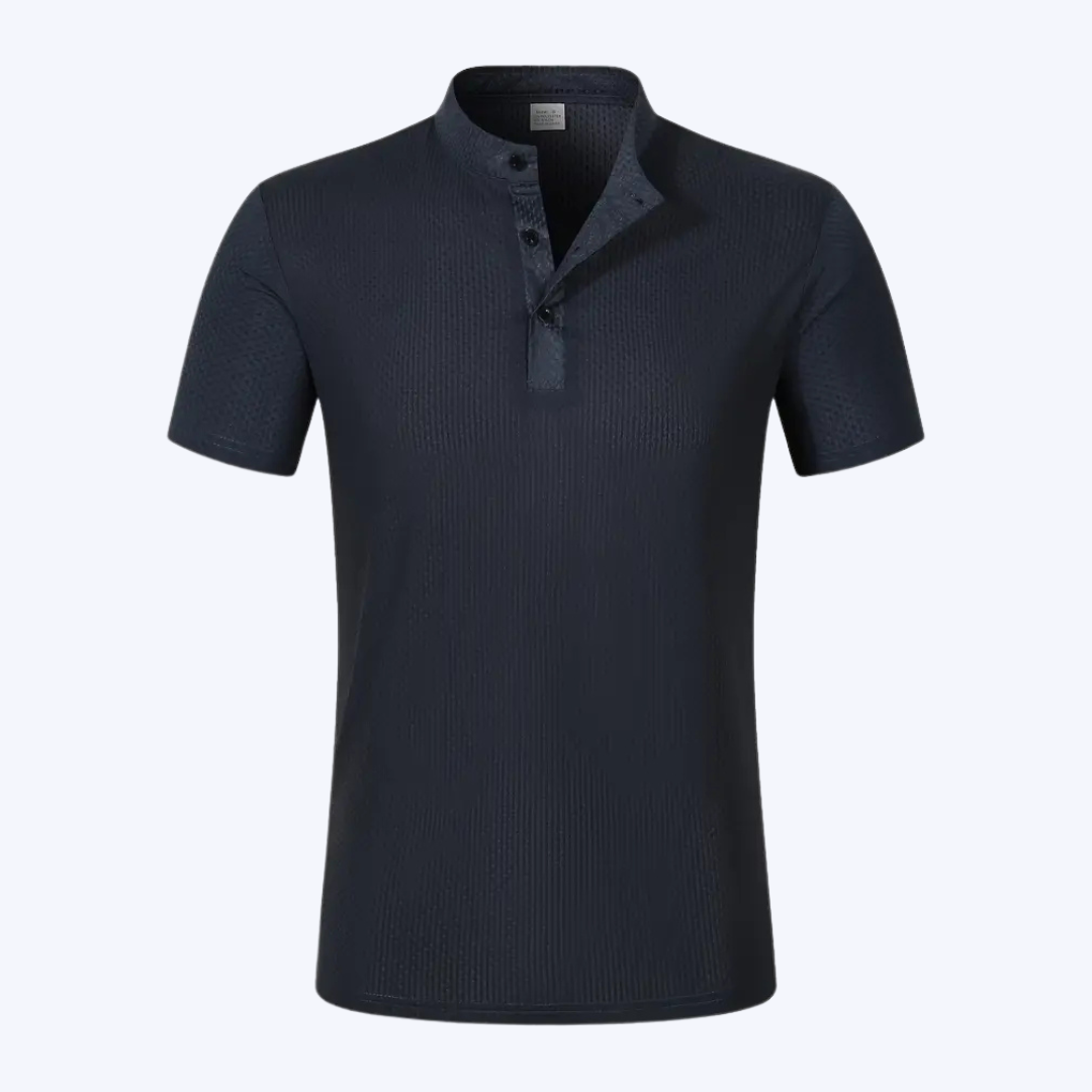 THE STANDING COLLAR POLO