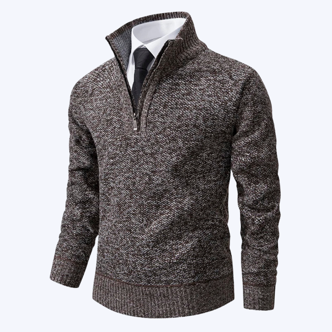 THE CASUAL KNITTED ZIPPER