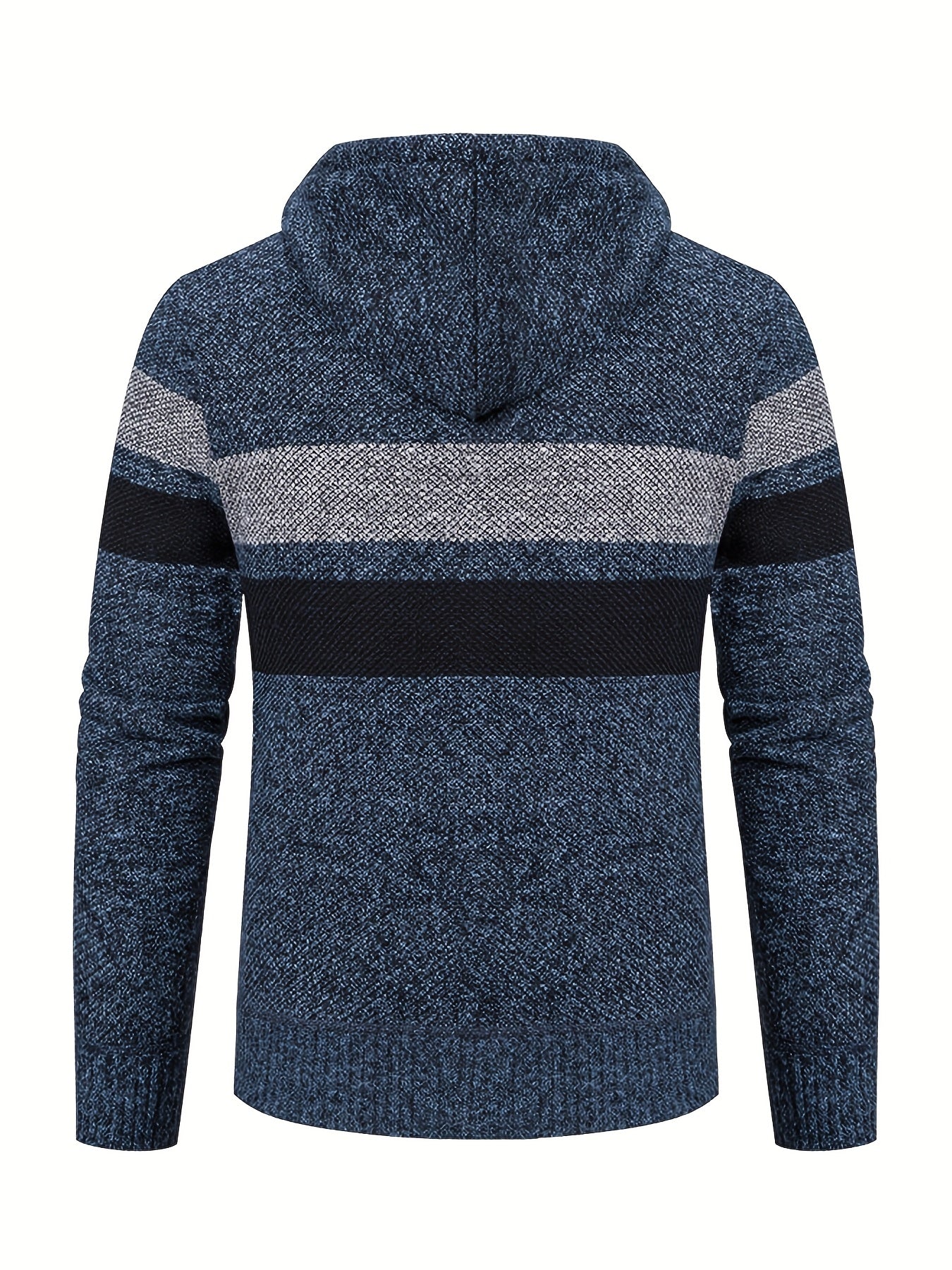 THE STRIPED-HOODIE CARDIGAN JACKET