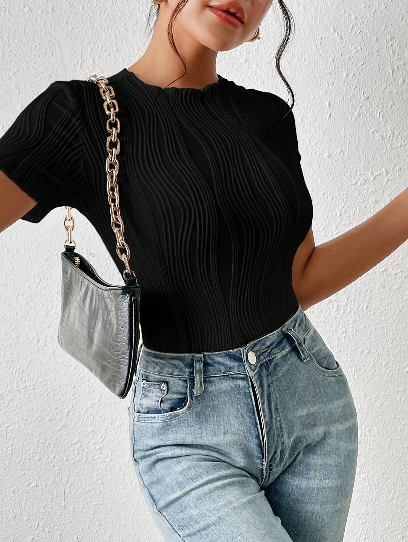 THE STRIPED BODYSUIT