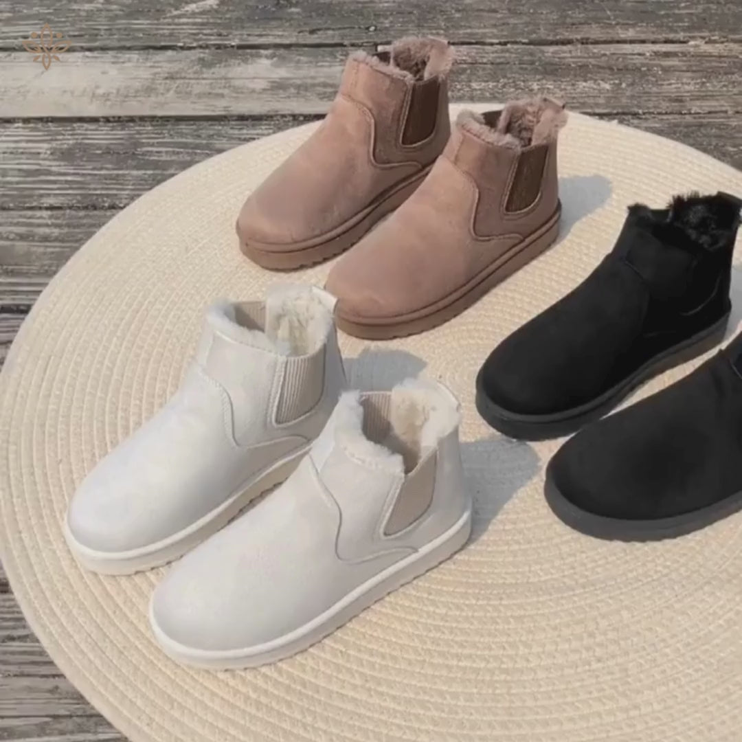 THE PLUCHE BOOTS