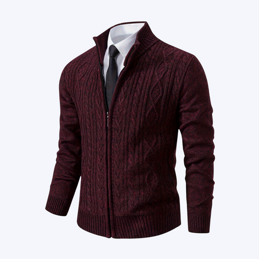 THE CABLE CARDIGAN JACKET