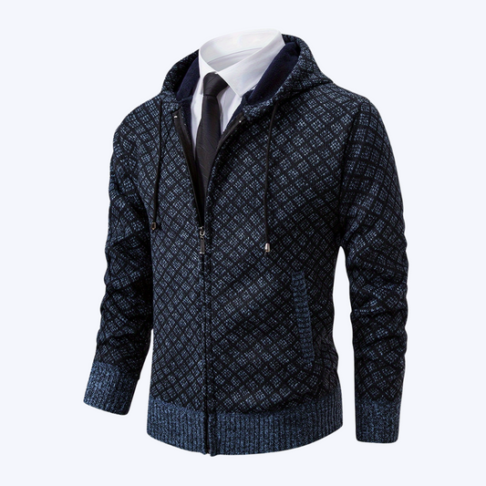 THE DIAMOND-HOODIE CARDIGAN JACKET