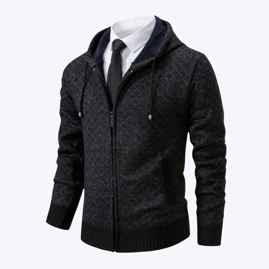 THE DIAMOND-HOODIE CARDIGAN JACKET