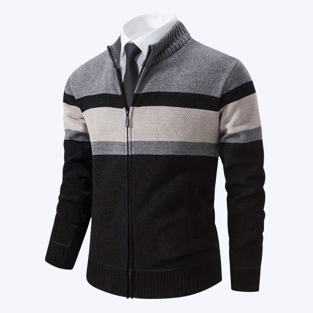 THE STRIPED CARDIGAN JACKET