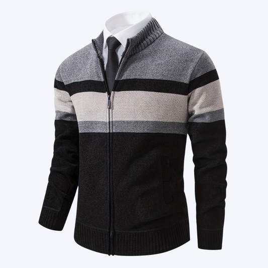 THE STRIPED CARDIGAN JACKET