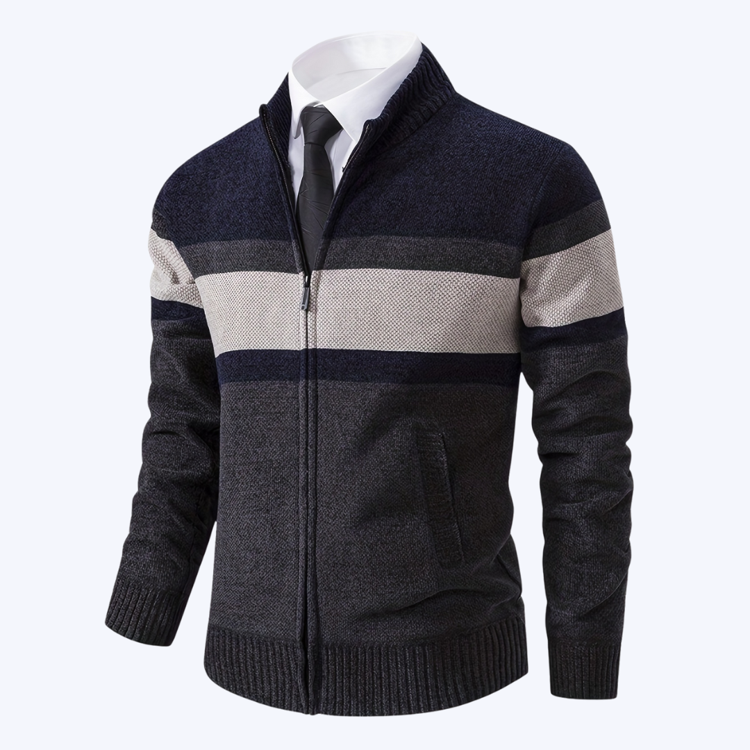 THE STRIPED CARDIGAN JACKET