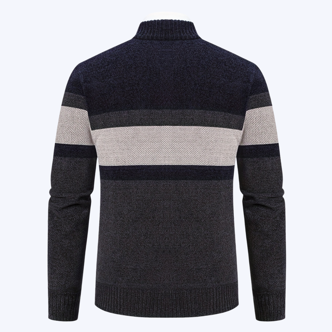 THE STRIPED CARDIGAN JACKET