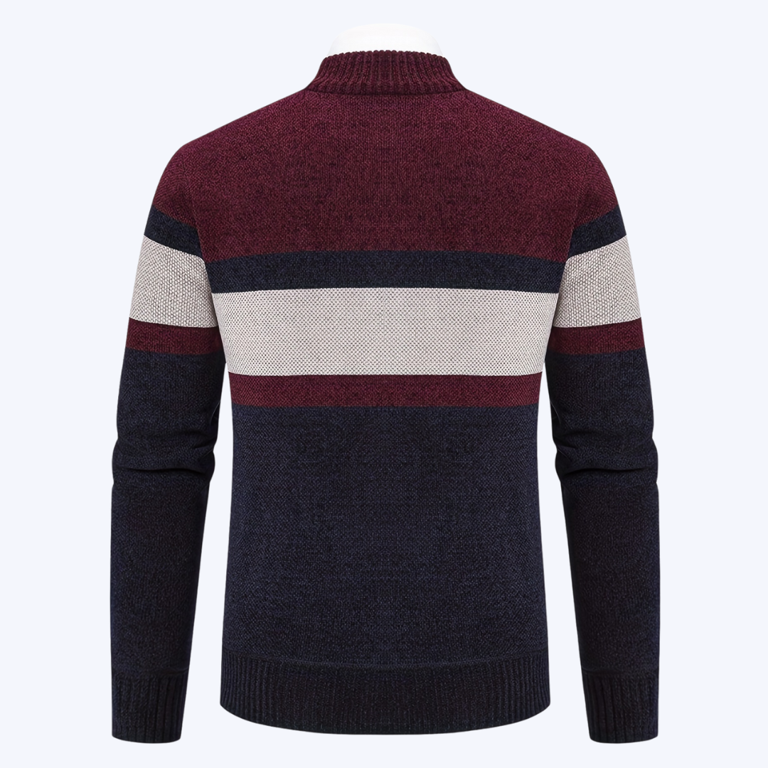 THE STRIPED CARDIGAN JACKET