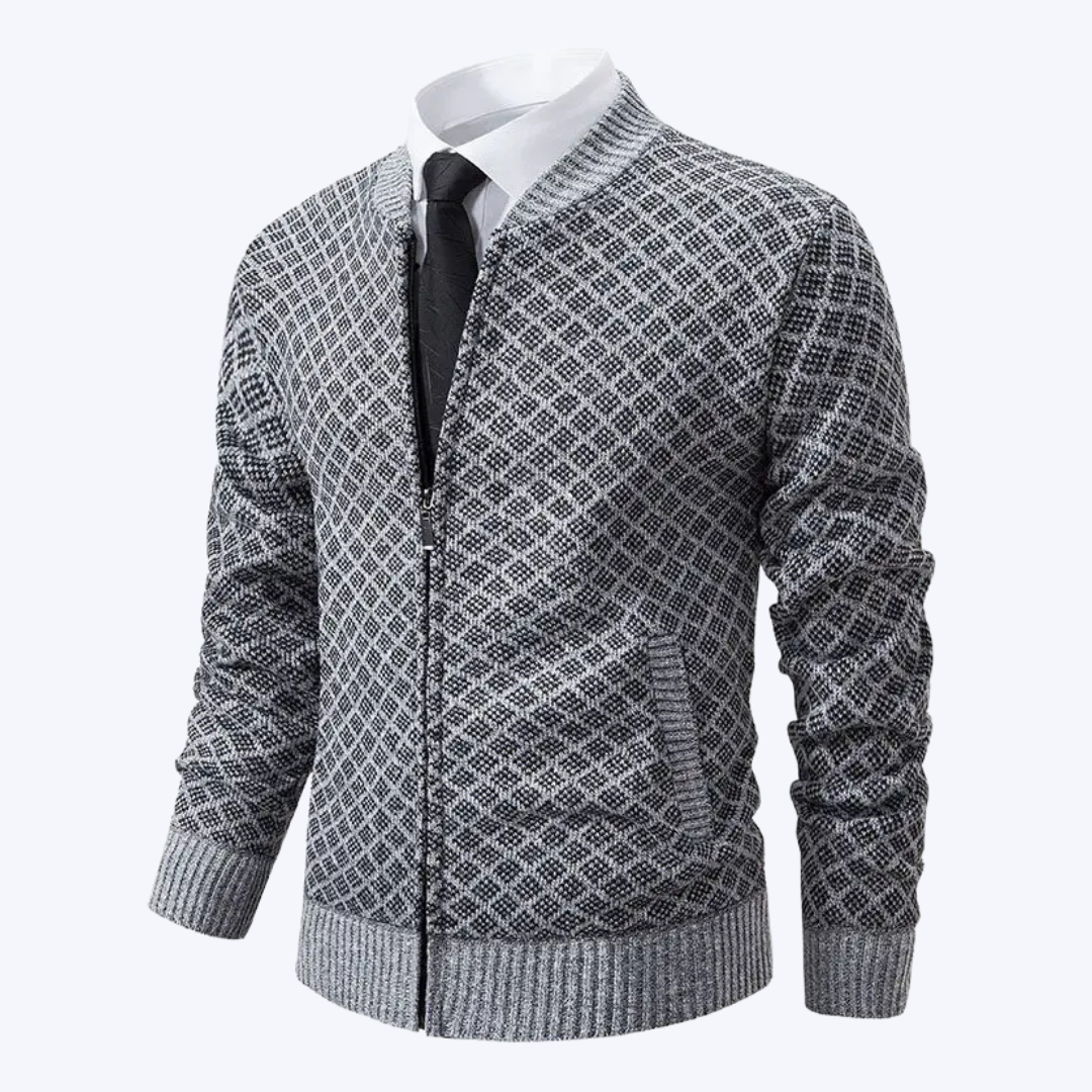 THE DIAMOND CARDIGAN SWEATER