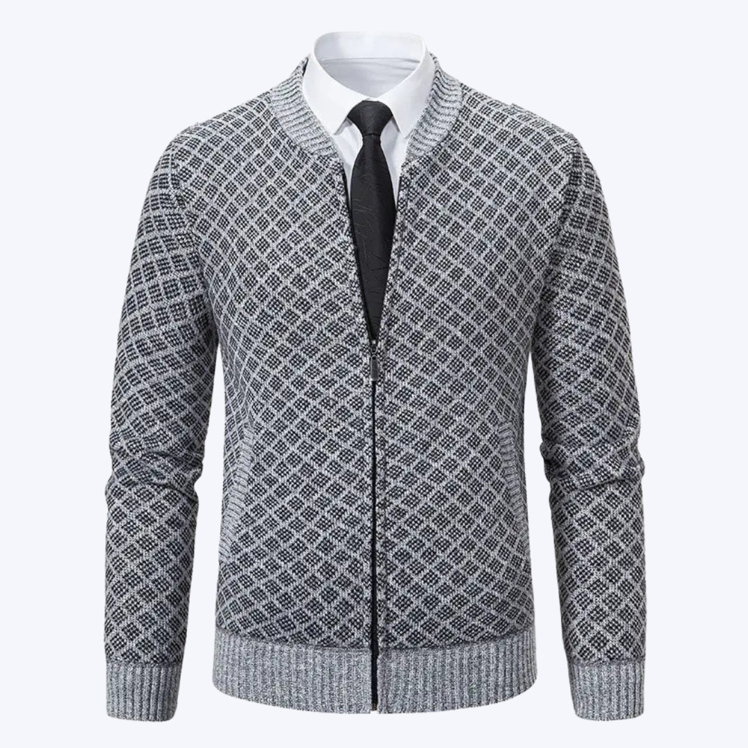 THE DIAMOND CARDIGAN SWEATER