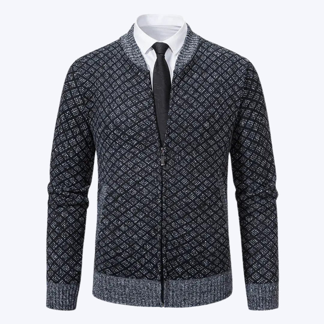 THE DIAMOND CARDIGAN SWEATER