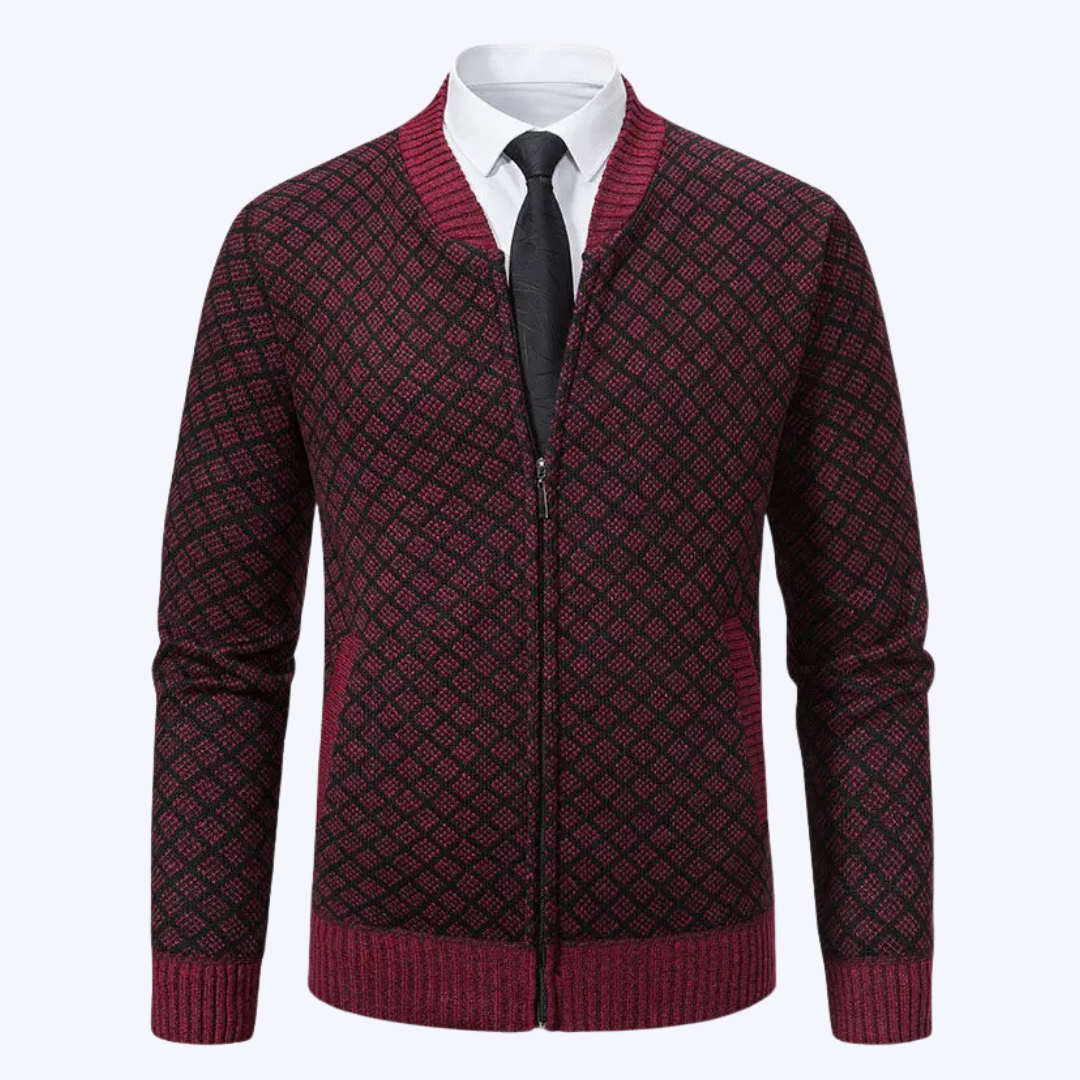 THE DIAMOND CARDIGAN SWEATER