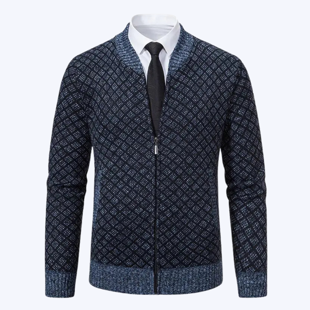 THE DIAMOND CARDIGAN SWEATER