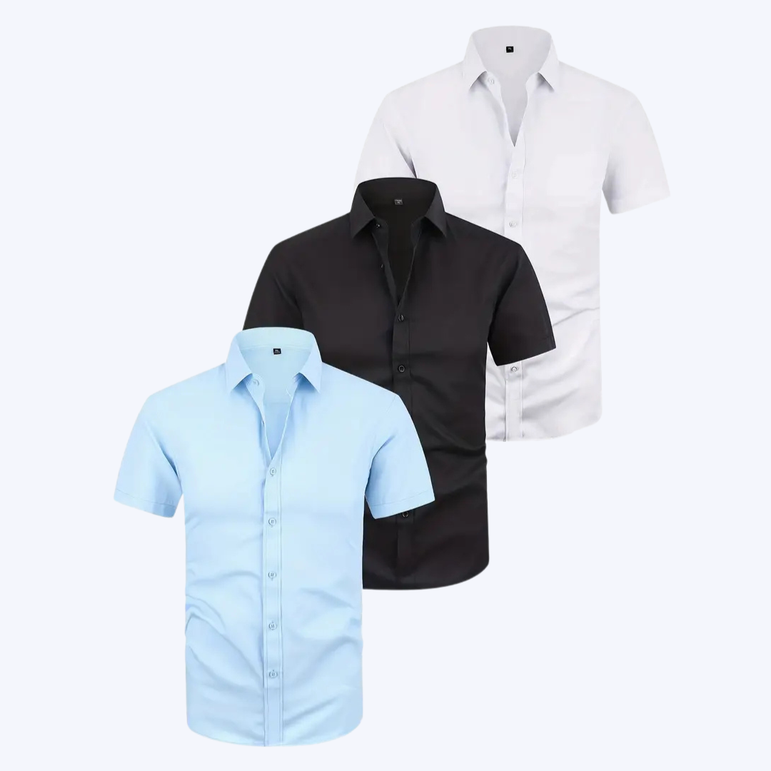 THE SHORT SLEEVED SHIRT 3-PACK