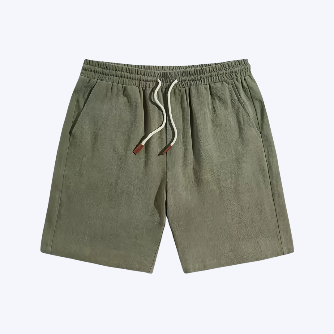 THE LINEN FIT SHORTS